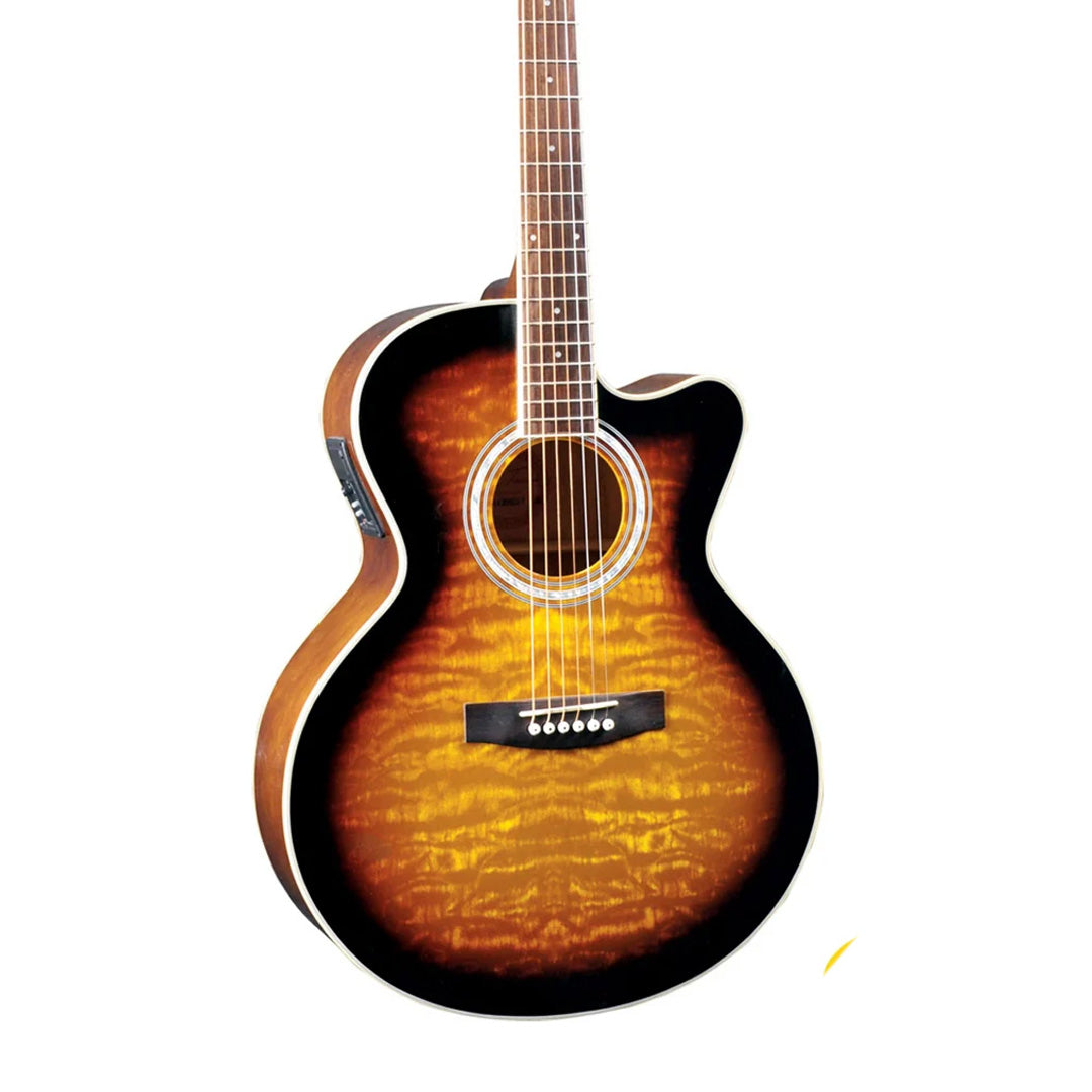 Jay Turser JTA-424QCET-TSB Acoustic Guitar